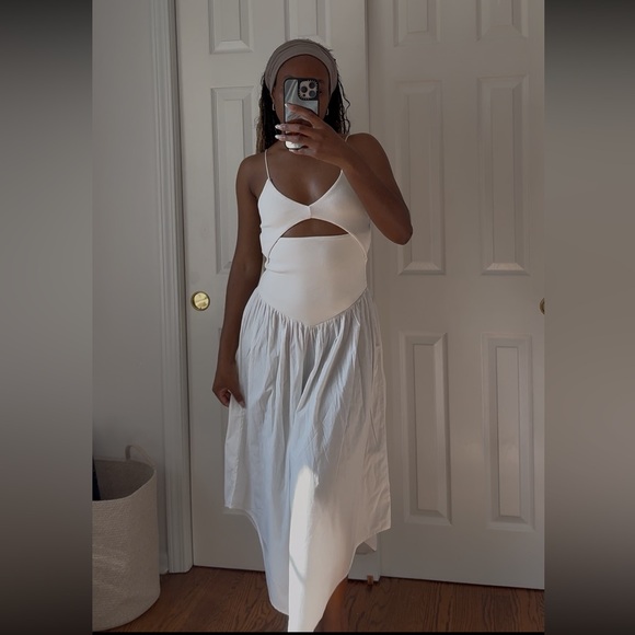 Zara Cutout Combination Dress - Picture 3 of 10